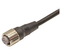 Câble XS2F-M12PVC4S20M : pour capteurs/automates M12 PIN : 4 droits 20m PVC O...