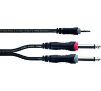 Câble Y Bretelle Mini-jack Stéréo / 2 Jacks Mono 1 M