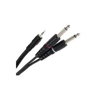 Plugger Câble Y Mini Jack Mâle Stéréo - Jack Mâle Mono 3m Easy Câbles