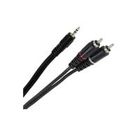 Plugger Câble Y Mini Jack Mâle Stéréo - RCA Mâle 1.50m Easy Câbles En