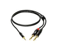 Câble Y mini-Jack TRS / 2x Jacks mâles TS, 6m Câbles En Y