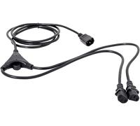 Câble Y pour appareils IEC HAWA 1008272 noir 2.35 m