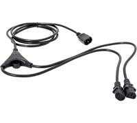 Câble Y pour appareils IEC HAWA 1008273 noir 5.00 m