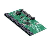 Cablec 6gbps SATA 3.0 1 à 5 Splitter Port hub Adaptateur convertisseur PM multiplicateur Port sélecteur jmb575