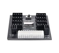 Cablec ATX Bloc d'alimentation pour Serveur 24 Broches à IDE 8X 4 Broches + 2X 6 Broches Carte d'alimentation pour l'excavateur Chia ETH BTC