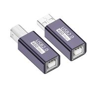 Cablecc 2 pcs/lot adaptateur d'extension USB 2.0 B Type femelle vers type-a et type-b mâle pour imprimante Scanner disque