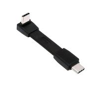 cablecc 240 W USB5.0 80 Gbit/s FPC plat mince USB Type C câble d'extension mâle vers mâle coudé vers le haut 90 degrés 16K 8K 60Hz 5K 67MM