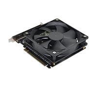 Cablecc 4X NVME M.2 AHCI vers PCI-E Express 3.0 Gen3 X16 Raid Card avec Fan VROC Raid0 Hyper Adapter