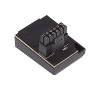 cablecc Adaptateur 12VHPWR mâle vers femelle PCI-E 5.0 ATX3.0 - Extension modulaire vers le haut coudé à 90 degrés pour carte graphique 3080 3090TI PSU 16 broches 12 + 4P