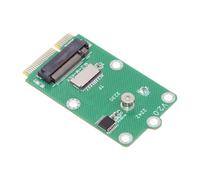 cablecc Adaptateur 2 en 1 M.2 NVME SSD/Micro SD TF vers Mini carte mère PCI-E SSD Carte d'extension (interface mSATA non prise en charge)