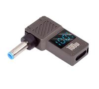 cablecc Adaptateur d'alimentation 20 V 5 A PD 65 W pour Ordinateur Portable, Affichage LED Intelligent USB-C Type-C, entrée vers Sortie 100 W, Prise Jack CC 4,5 x 3,0 mm