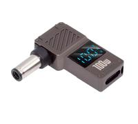 cablecc Adaptateur d'alimentation 20 V 5 A PD 65 W pour Ordinateur Portable, Affichage LED Intelligent USB-C Type-C, entrée vers Sortie 100 W, Prise Jack CC 6,0 x 1,4 mm