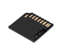 cablecc Adaptateur de carte mémoire Micro SD TF T-Flash vers prise de carte SD profil bas pour stockage supplémentaire Mac ordinateur portable