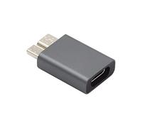 cablecc Adaptateur de données USB-C USB 3.1 type C femelle vers micro USB 3.0 mâle 10 Gbit/s pour disque SSD d'ordinateur portable