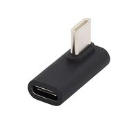 cablecc Adaptateur d'extension USB 3.1 Type-C mâle vers femelle coudé à 90 degrés pour ordinateur portable, tablette et téléphone