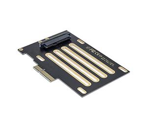 Cablecc Adaptateur hôte PCI-E 3.0 x4 voies vers U.2 U2 Kit SFF-8639 pour carte mère Intel et 750 NVMe PCIe SSD Noir