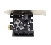 cablecc Adaptateur USB 3.0 pour panneau frontal 5 Gbit/s 19 broches 20 broches vers PCI-E 1X Express Card VL805 pour ordinateur de bureau carte mère