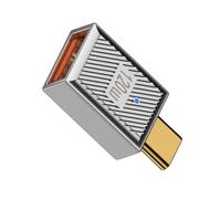cablecc Adaptateur USB 3.1 type C vers USB 3.0 type OTG droit argenté 10 Gbit/s 120 W Power USB-C