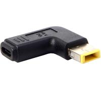 Cablecc Adaptateur USB-C USB 3.1 Type C vers prise CC rectangulaire 5,5 mm, 4 mm, 7,4 mm, 3 mm, 2,5 mm (11 x 4,5 mm)