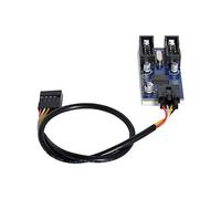 Cablecc B + M Key M.2 NGFF SSD to 2.5 SATA Adapter Adapter Adapter Adapter with White Case