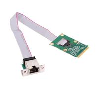 cablecc Câble adaptateur RJ45 2,5 Gbit/s 2500 Mbit/s vers Mini PCI-E PCI Express 1000 Mbps GBE Gigabit Ethernet réseau LAN pour carte mère de bureau