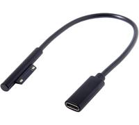 Cablecc Câble CC 15 V Type-C femelle vers Surface Pro3 Pro4 Pro5 Pro6 Book Pro