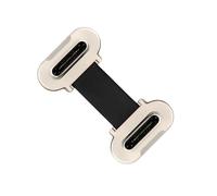 cablecc Câble d'alimentation ultra fin USB 2.0 de type C vers double coude, 65 W, charge rapide, 2 cm, pour ordinateur portable, tablette, téléphone