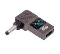 cablecc Câble d'alimentation USB-C Type-C Smart LED Display Entrée vers Sortie 100 W Prise Jack CC 4,5 x 3,0 mm Alimentation 20 V 5 A PD Charge 65 W Adaptateur pour Ordinateur Portable DE-LL