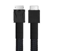 cablecc Câble de données actif PCIE4.0 OCuLink SFF-8611 4i PCI-Express vers OCuLink SFF-8611 pour SSD eGPU Station d'accueil de carte graphique externe 20 cm