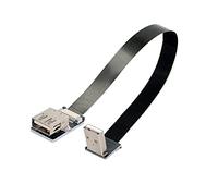 cablecc Câble d'extension de données plat et fin USB 2.0 type A mâle vers femelle pour FPV et disque, scanner et imprimante 50 cm