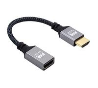 cablecc Câble d'extension HDMI 1.4 type A mâle vers femelle A connecteur droit 90 degrés compatible HDTV 4K 60Hz 3D