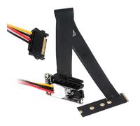 cablecc Câble d'extension pour carte graphique M.2 M-Key NGFF NVMe vers le haut pour PCI-E X1 X4 X8 X16