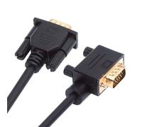 cablecc Câble d'extension VGA RVB mâle vers mâle droit 3COAX+6C coudé à 90 degrés pour moniteur, projecteur d'ordinateur