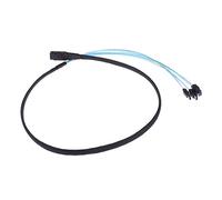 Cablecc Câble Raid interne Mini SAS SFF-8087 Host vers 4 SATA 7 broches pour disque dur 6 Gbit/s 100 cm
