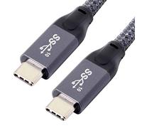 Cablecc Câble USB 3.1 Type C Gen2 mâle vers mâle 100 W avec marqueur E pour Tablette, téléphone et Ordinateur Portable 50cm