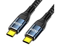 cablecc Câble USB-C 240W 480Mbps 48V 5A Type-C Compatible avec USB2.0 100W Charge pour Tablette Ordinateur Portable 300cm