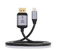 cablecc Câble USB-C USB 3.1 type C source vers DisplayPort DP Displays mâle 4K pour ordinateur portable 1,8 m