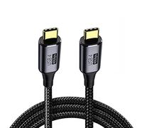 cablecc Câble USB4 40 Gbit/s avec charge 100 W et 8K @ 60 Hz 5K @ 60 Hz USB 4.0 compatible avec Thunderbolt 3/4 30 cm