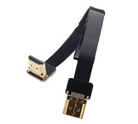 Cablecc CYFPV Câble plat HDMI FPV mâle vers le haut 90D HDMI mâle HDTV FPC pour photographie aérienne FPV HDTV Multicopter (50 cm)