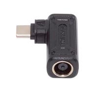 Cablecc DC Jack 7,9 x 5,4 mm Entrée vers USB-C Type-C Coudée à 90° Connecteur d'alimentation 140 W 100 W Adaptateur de charge pour ordinateur portable et téléphone