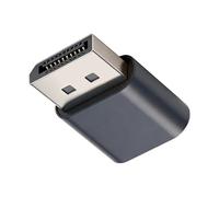 cablecc DP Écran virtuel 4K @ 17 Hz Adaptateur Displayport Dummy Plug Émulateur fantôme sans tête 4K @ 17 Hz avec lumière LED bleue