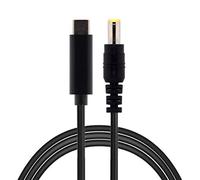 cablecc Entrée USB-C Type C vers câble de charge DC 5.5 * 2.5mm Power PD pour ordinateur portable