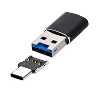 cablecc Lecteur de cartes USB 3.0 vers Micro SD SDXC TF avec adaptateur OTG Micro Type C USB-C pour tablette/téléphone portable