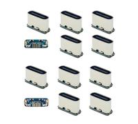 cablecc Lot de 10 connecteurs de type CC 5 V pour prise femelle de type C - Pour SMT femelle micro-USB 5 broches