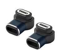 cablecc Lot de 2 adaptateurs de charge USB Type-C vertical vers magnétique 2 broches pour montre connectée, compatible avec IMOO Z6 Z6S Z6Pro Z7 Z7A Z7S Z8 Z8A Z9 Z10 Z11