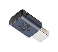 cablecc Mini-DP Adaptateur d'affichage virtuel 4K @ 17 Hz Mini Displayport Dummy Plug émulateur fantôme sans tête avec LED bleu clair