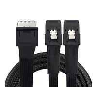 cablecc OCuLink PCIe PCI-Express SFF-8611 8X 8-Lane vers Dual SFF-8087 4X SSD Câble actif de données 50 cm