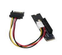 cablecc PCI-E 4.0 NVMe M-Key M.2 NGFF Extender vers PCI-E X1 X4 X8 X16 Carte Graphique Adaptateur Riser PCI-Express pour M2 2260 2280