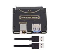cablecc SFF-8482 Adaptateur RAID SAS 29 broches vers 5 Gbit/s USB 3.0 avec chipset et connecteur d'alimentation (nécessite une alimentation 12 V/3 A)