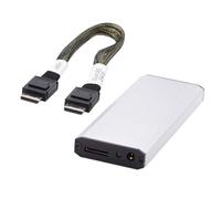 cablecc SFF-8612 SFF-8611 Adaptateur Oculink vers M.2 NGFF M-Key vers NVME PCIe SSD 2280 Adaptateur de boîtier SSD pour carte mère